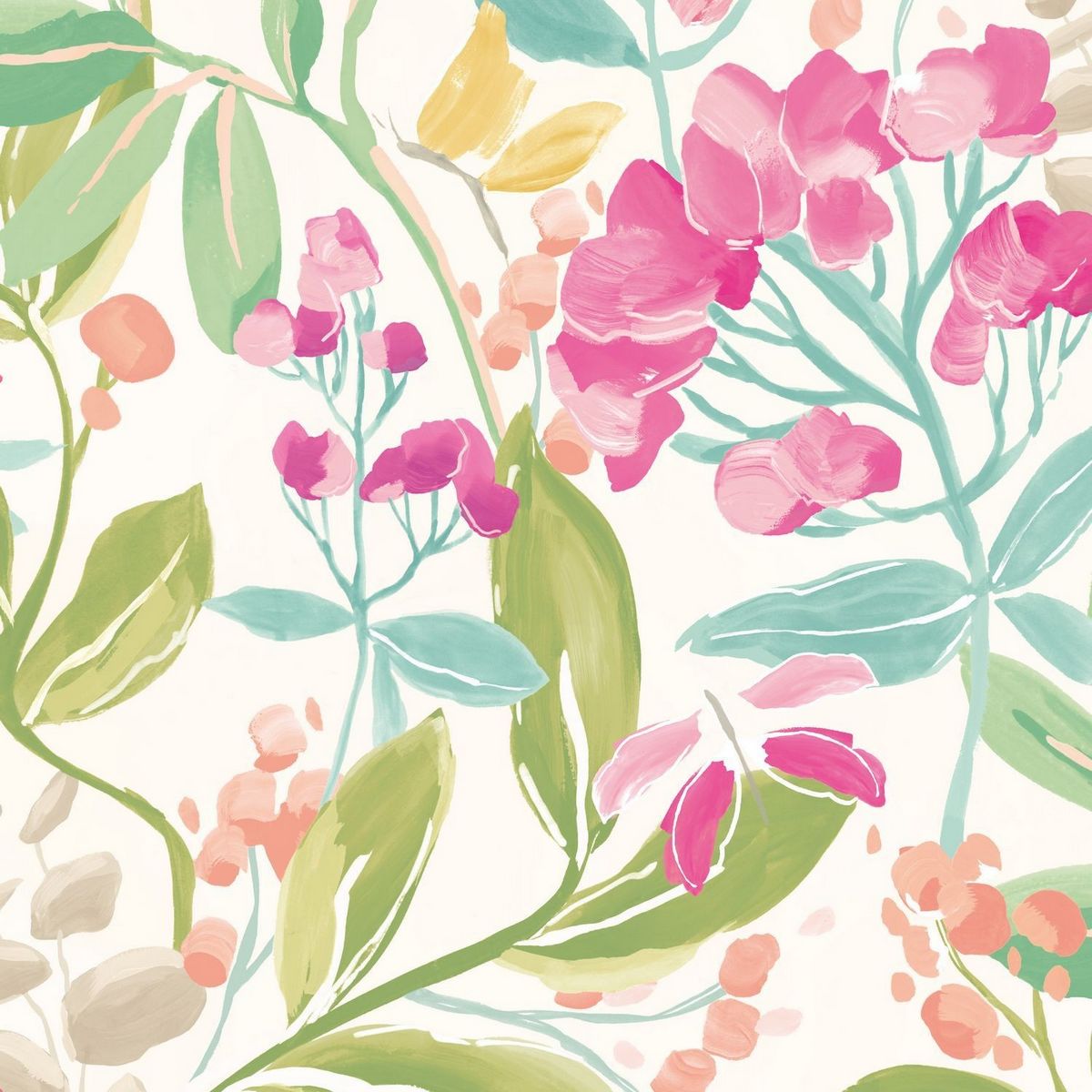 Florence Pastel Mix Fabric by Ohpopsi