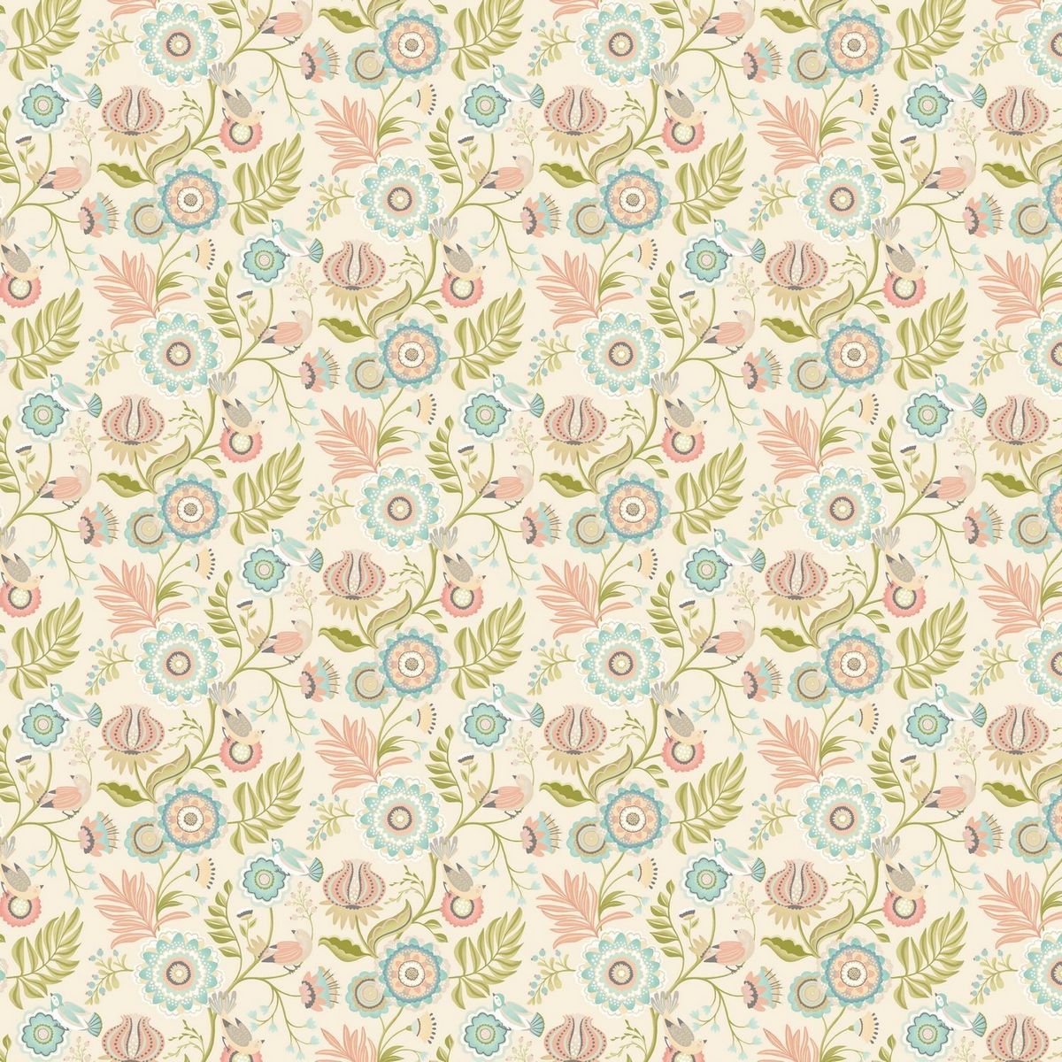 Ichika Trail Soft Pastel  Fabric by Ohpopsi