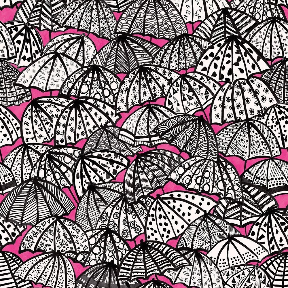 Jolly Brollies Pop Fabric by Ohpopsi