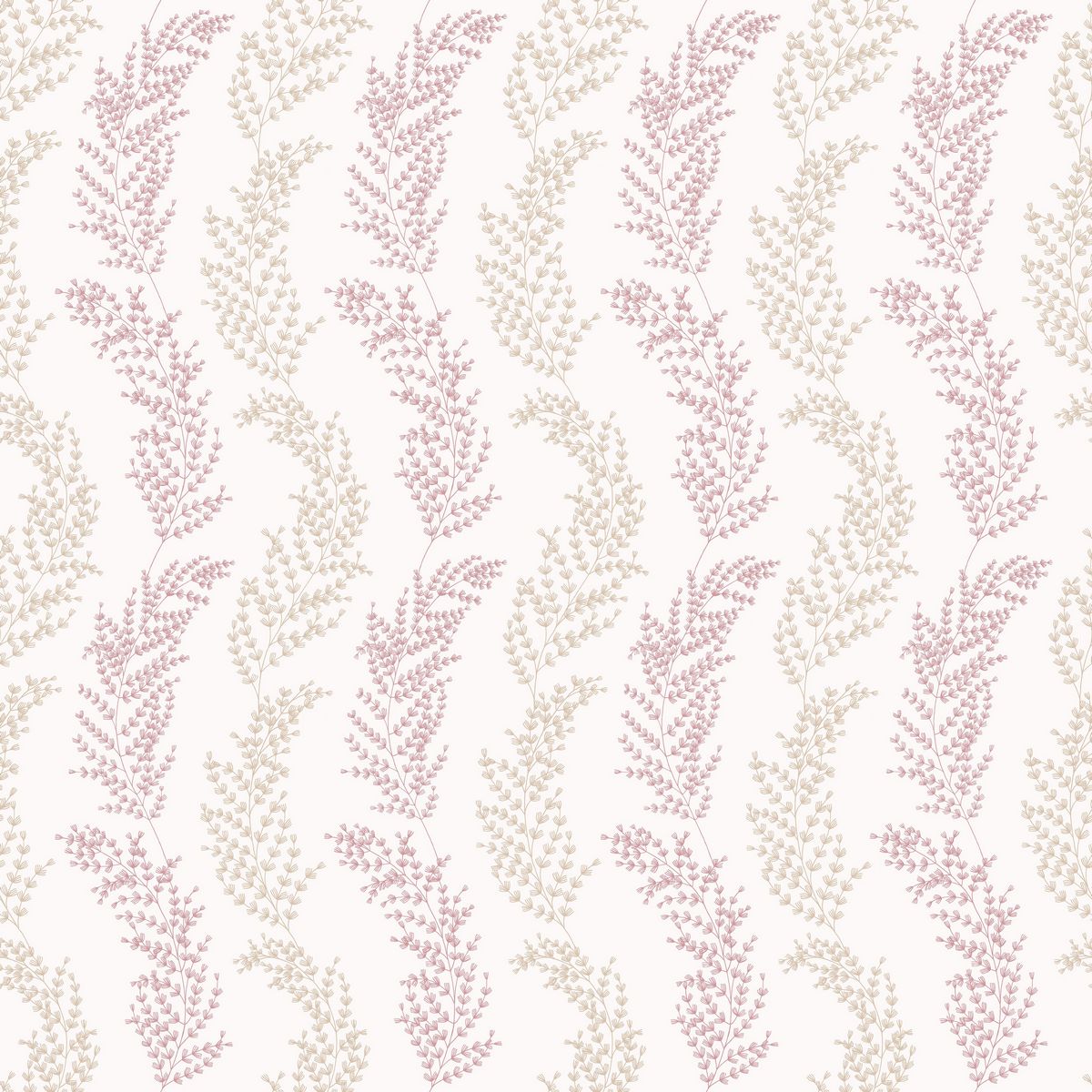 Mimosa Trail Blush Fabric by Ohpopsi