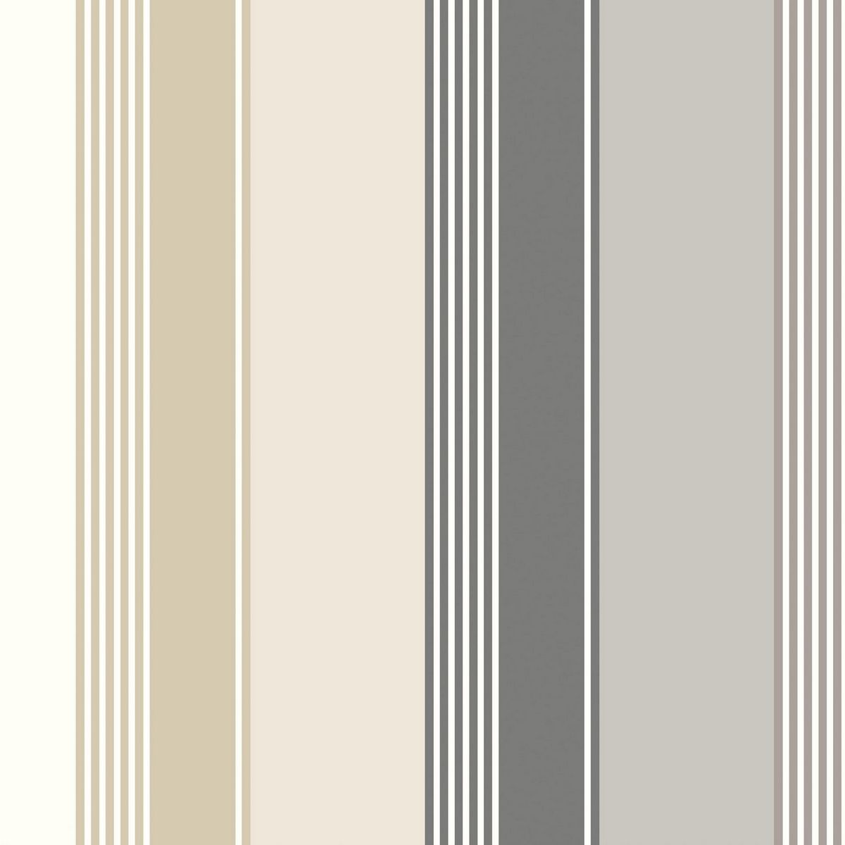 Multi Stripe Slate Mix Fabric by Ohpopsi