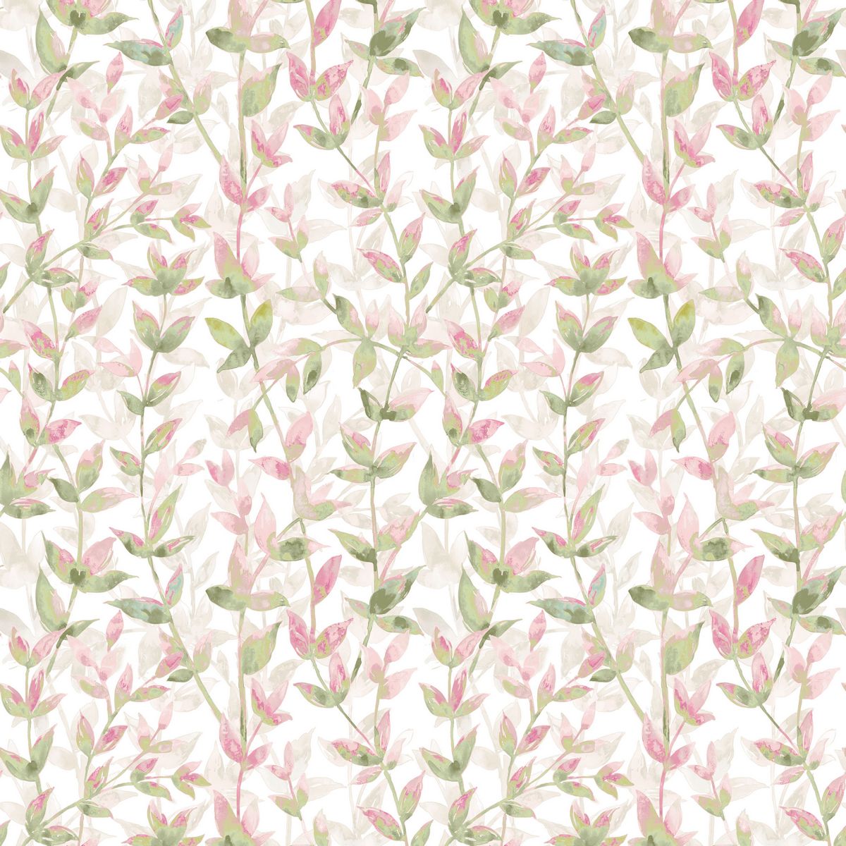 Pomponette Apple Blossom Fabric by Ohpopsi