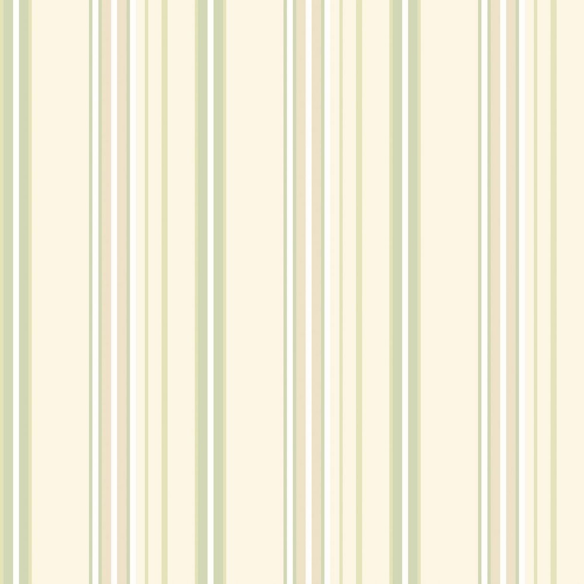 Ribbon Mix Stripe Fennel Fabric by Ohpopsi