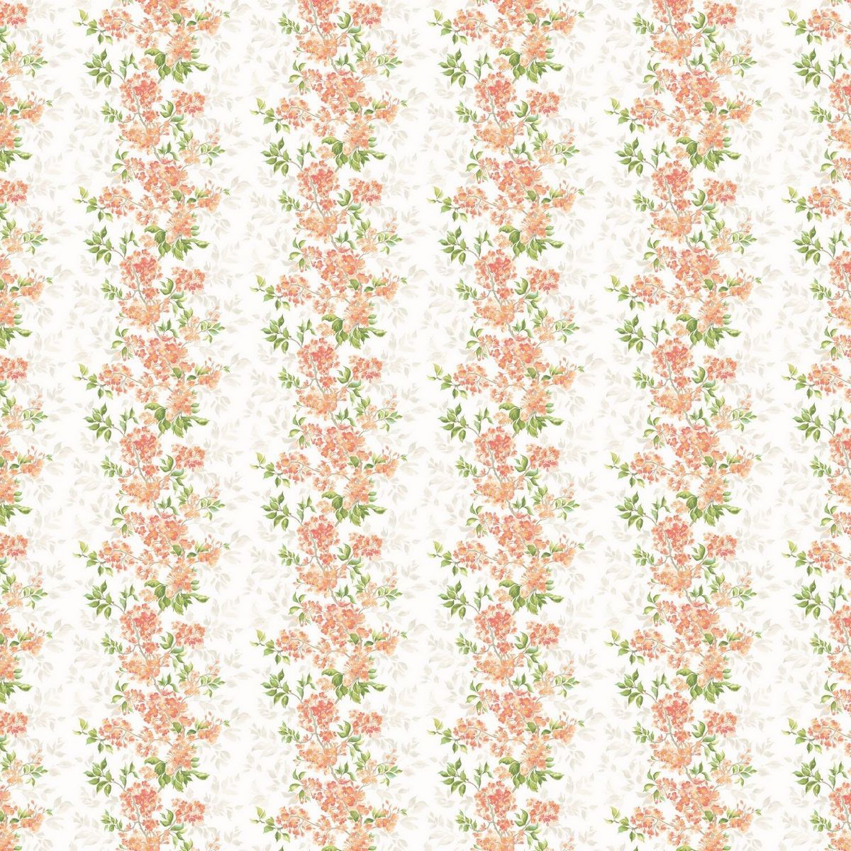 Sakura Peach Fabric by Ohpopsi