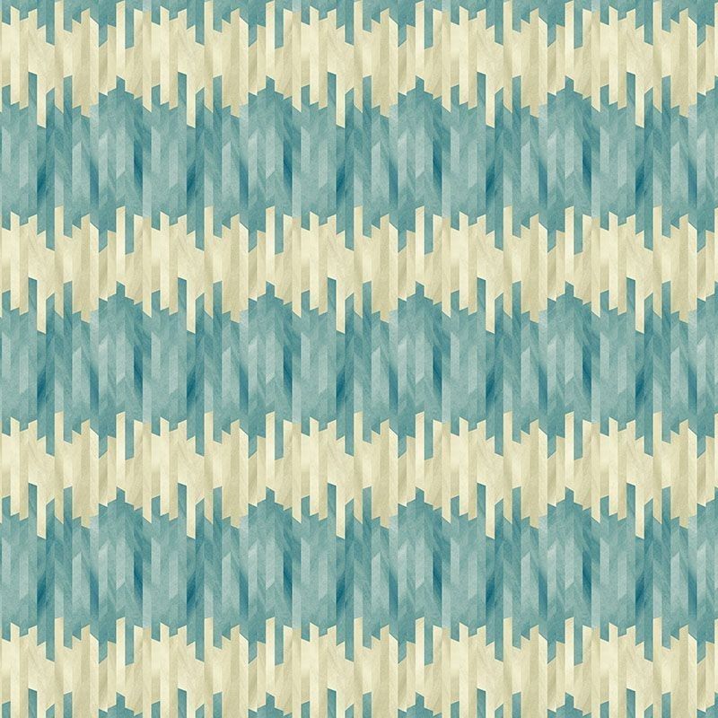 Strata Seafoam Fabric by Ohpopsi