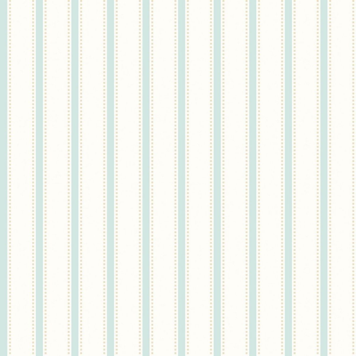 Ticking Stripe Seafoam Fabric by Ohpopsi