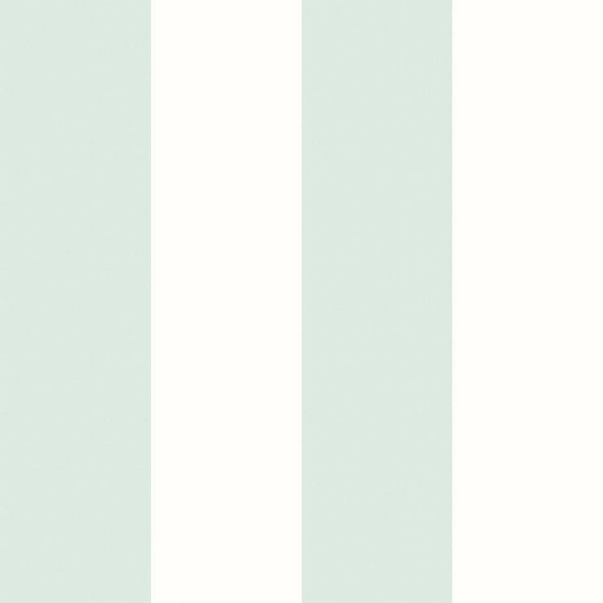 Wide Stripe Seafoam Fabric by Ohpopsi