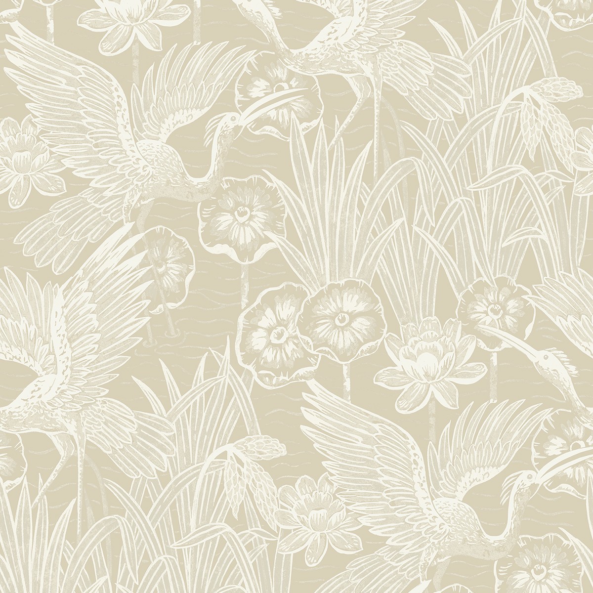 White Heron EW11005 Fabric by Today Interiors