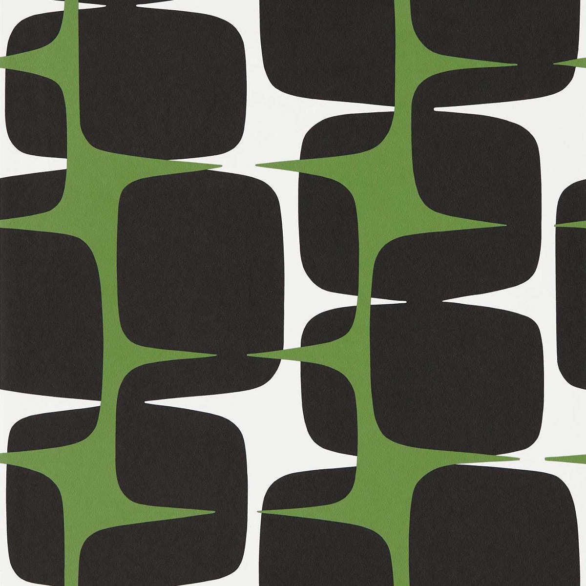 Going Lohko Juniper/Liquorice Fabric by Scion