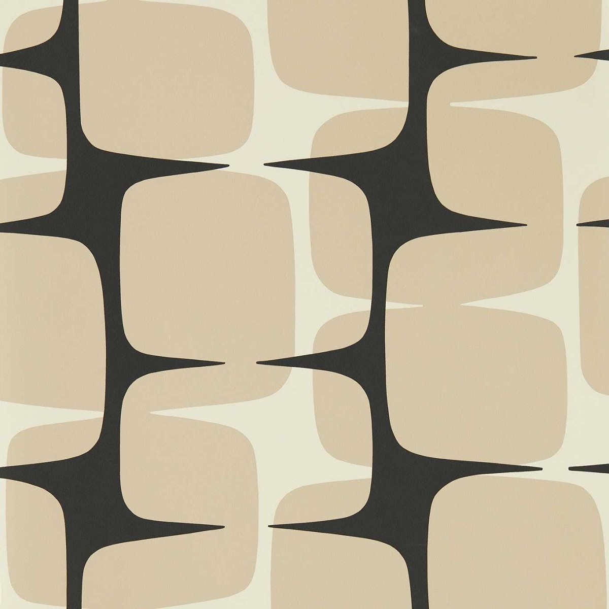 Going Lohko Powder/Liquorice Fabric by Scion